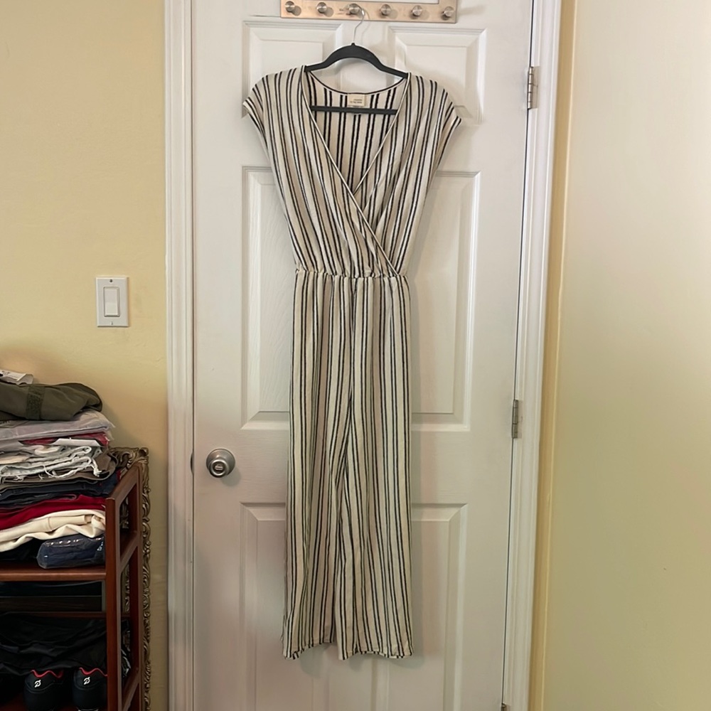 Striped jumpsuit